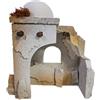 arkamii Capanna Araba per Presepe, Realizzata a Mano in Italia, 15 x 7 x 20 cm (AC Style 5)