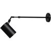 GUODDM Faretti Da Lettura Telescopici A Braccio Lungo In Stile Retrò Industriale, Faretti Da Parete Per Interni Regolabili, Faretti Da Parete Con Braccio Retrattile, Per Lettura, Scale Della Camera(Black,20w