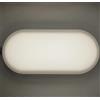 Partenopea® Applique lampada a LED Lampada da parete per mura esterno plafoniera balcone giardino androni impermeabile (Luce bianca naturale 4000K, Rettangolare curvata grande)