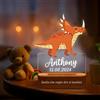 Custom Luce Notturna Bambini Personalizzata - Luce notturna Lampada Animale, Idee Regali Battesimo, Regalo Battesimo Bimbo, Regali Nascita Bimba, Compleanno Regalo Natale per Neonati, Dinosauro 3