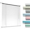 Generic Veneziane da Interno/Esterno Senza Forare, 25mm Lamelle Tende Veneziana in Alluminio, Tende su Misura Orizzontali, Tapparelle per Finestre Privacy Oscurante per Ufficio Casa(White)
