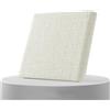 AQIGR Cuscino per Sedia da Ufficio in Memory Foam Rimovibile Cuscini Sedie Esterno e Interno 40x40 45x45 50x50, Tessuto di lino, con Cerniera per Sedie da Cucina, Giardino, Patio(Beige,45x50cmx5cm Thick)