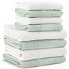 Mirabello Carrara set spugna 8 pezzi CARRARA articolo MOOD (bianco verde)