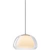 HAIDU Lampada a sospensione a testa singola con vite E27, paralume per lampadario in vetro design Jelly, lampada a sospensione in stile creativo americano, lampada da soffitto per illuminazione da stu