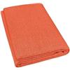 Corredocasa Gran Foulard Telo Arredo 1 Piazza 180x280 cm e 2 Piazze 240x280 cm in Cotone Panama Rinforzato - Copridivano o Copriletto Elegante, Tinta Unita, qualità Extra. (Arancione, 240 X 280)