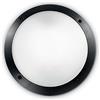L'Aquila Design Arredamenti IDEAL LUX lampada da parete Lucia1 montatura di colore nero anti-corrosioneLUCIA1-AP1-NERO