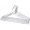 RAMPI Grucce in Ferro Zincato 40 cm - Set 30 Appendiabiti Salvaspazio Professionali per Lavanderia, Armadi e Negozi - Ultra Resistenti, Antiruggine
