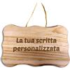 Incidiamo i tuoi sogni Targhetta in Legno Fuoriporta Personalizzabile con Corda in Canapa da Appendere per Porta Targa Personalizzata con Frase Scritta Cognome Nome Natale Feste Casa