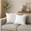 cuscini fiber Set 2 imbottiture Cuscini bianchi 55 x 55 cm morbida made in Italy divano letto