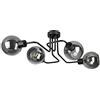 FKL DESIGN Home Deco Lampada da soffitto, lampada a sospensione, lampada a sospensione, lampada da parete, lampada da tavolo, lampada a sfera, nera, grigia, bianca della serie 830N100 diverse versioni (EK4)