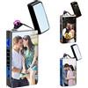 Aolun Accendini personalizzati con nome della foto Immagine incisa personalizzata Accendino elettrico USB Ricaricabile Regalo per la festa del papà, compleanno