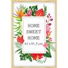 MG Design Cornice 61x91,5 cm - colore Naturale, in legno, con vetro acrilico - da appendere in verticale o in orizzontale, senza sfondo, per foto, poster, puzzle