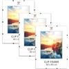 MG Design Cornice a Giorno Set 3 pezzi in 60 x 80 cm - Cornici senza cornice con acrilico e pannello posteriore in HDF per foto, poster e puzzle, verticale & orizzontale