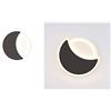 CLICLED Applique LED da parete luce calda moderno mezza luna lampada a muro BD-021