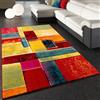 Paco Home Tappeto Salotto Moderno Soggiorno Pelo Corto Moderno Vintage Motivo Astratto Colorato, Dimensione:200x290 cm, Colore:Multicolore