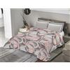 BANZAII TEXTILE INNOVATOR ONLINE Banzaii Trapuntino Una Piazza e Mezza 220x260 cm Primaverile Estivo, Copriletto Leggero Trapuntato Imbottito Made in Italy - Sara Rosa