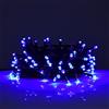 Partenopea serie stringa catena luminosa di luci 300 LED per albero di Natale da Esterno natalizie ed Interno controller con 8 giochi di luce e Memoria cavo Verde (Blu, 15mt)