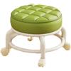 Generic Sgabello Piccolo con rotelle, Sgabello per Pedicure, Sgabello Girevole con Ruote, Sgabello Regolabile a 360°, Sgabello da Toilette con rotelle, per Spa, casa (Beige)