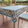 PETTI Artigiani Italiani - Tovaglia Pasqua Antimacchia Rettangolare Copritavolo Pasquale Cucina Disegno Vichy X12 Posti (140x240 cm) 100% Made in Italy