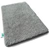 casa pura Tappeto da bagno a pelo lungo, modello Sky Soft, morbido, effetto shaggy, antiscivolo, lavabile, privo di sostanze nocive, 16 colori in 6 dimensioni (70 x 120 cm, grigio scuro)
