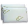 cuscini fiber - 2 Cuscini Memory Foam 13cm, Cuscini Letto Matrimoniale Ortopedici con Fodera in Aloe Vera Sicura per la Pelle, Guanciale Letto Made in Italy, Cuscino Antiacaro Anallergico