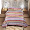 Il Gruppone Passione Casa IlGruppone Completo Letto Matrimoniale No Stiro Set Lenzuola in Morbida Microfibra Anallergica Lenzuolo sotto con Angoli Elastici Fino 30 Cm, Lenzuolo Teso sopra 2 Federe Prodotto Italiano - Pastel