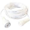TOT ELECTRIC Prolunga 10 mt per Tenda luminosa natalizia catene serie lucciole di natale per esterno IP44 impermeabile professionale per feste di natale cavo bianco (Prolunga 10mt [solo prolunga])