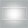 LED Universum Telaio in alluminio bianco per pannello LED, 120 x 60 cm, lampada da soffitto, 1200 x 600 x 43 mm
