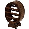 Liberoshopping Cantinetta portabottiglie Vino in Legno Botte Cantina enoteca Cucina (12 Posti)