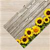 IlGruppone Tappeto Cucina Antiscivolo Made in Italy Passatoia Antimacchia Multiuso Corridoio Soggiorno Lavabile in Lavatrice - Girasole - 50x350 cm