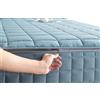 SWJ-swjssb Proteggi Materasso con Cerniera - Trapuntato, Coprimaterasso 80x190/140x200/160x190 cm, Imbottito, Personalizzabile per Singolo, Una Piazza e Mezza e Matrimoniale(Azzurro chiaro,160x190x30cm)