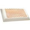 EVERGREENWEB MATERASSI & BEDS Evergreenweb - Cuscino Memory Foam 40x70 Alto 12 cm, Modello Saponetta Air Massage Doppia Fodera Silver e Cotone Naturale Lavabile, Guanciale Letto per CERVICALE, Traspirante Termosensibile Antiacaro