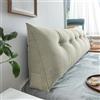 WNRLL Cuscino di Supporto per Testiera del Letto,Cuscino per Schiena per Divano Lettura, Schienale Velluto Rimovibile Triangolare Cuscino Tatami,10,80x50x20cm/30x20x8in