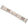 Casatessile Paraspiffero Lungo 110 cm. Imbottito e sfoderabile Shabby Cuore Paraspiffero Salsicciotto Shabby Chic. - Bianco