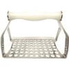 Mancini e Mancini srl PROVER SRLS Poldino Polpettino utensile da Cucina per polpettine di Carne, Gnocchi, chicche o struffoli in Acciaio Inossidabile, Scegli la Misura (Fori da 10mm)