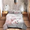 IlGruppone Completo Letto Lenzuola 100% Cotone Set Lenzuolo Moderno sotto sopra Federe Due Stampe in Altissima Definizione - Dis7Dreams - Matrimoniale