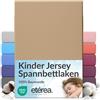 etérea Himmlische Qualität etérea Jersey lenzuolo con angoli 80x160-80x180 cm Taupe Epaisseur 15-20 cm - 100% Cotone - Oekotex materasso Letto copripiumino - lenzuola 80x160cm - 80x180cm Marrone