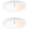 Litglobe 12W Plafoniera con Sensore di Movimento,3000K-6000K Lampada con Sensore di Movimento,1200LM Plafoniera LED Soffitto con Funzione di Memoria,Ø19CM Plafoniera Soffitto per Balcone Corridoio Scale