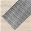 IlGruppone Tappeto Cucina Antiscivolo Made in Italy Passatoia Antimacchia Multiuso Corridoio Soggiorno Lavabile in Lavatrice - 50x100 - Intrecci Grigio