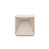 SIGOR Nutalis - Lampada da tavolo a LED dimmerabile, a forma di cubo, per interni ed esterni, IP54, resistente agli spruzzi, altezza 10 cm, ricaricabile con Easy Connect Puk, durata 9 ore, colore: