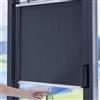 KOKANIGODVA Tenda oscurante con ventosa nero,58x 125 cm Nero, (Tessuto 52cm) iorno e Notte protezione sola Opaco Tenda a Rullo Avvolgibile Porta Finestra Casa Ufficio