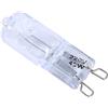 FTVOGUE Lampadina Alogena in Vetro Trasparente Tipo JCD da 10 Pezzi G9 40W, Lampadina a Capsula in Vetro Cristallo per Morsetti in Cristallo, Lampadari, Faretti