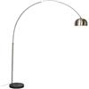 Qazqa xxl - Lampada da terra arco Moderno - 1 luce - L 2210 mm - Acciaio - Moderno - Soggiorno