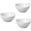 Omada Design 3 Ciotole Piccole in Plastica Bicolore 30 cl, Infrangibili, Impilabili, Lavabili in Lavastoviglie, Made in Italy, Linea Trendy