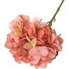 Anevous 2 pezzi di ortensie artificiali, fiori artificiali realistici a stelo lungo, mazzi di ortensie per matrimonio, casa, ufficio, hotel, decorazione per feste, composizione floreale, arancione