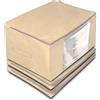 COVER IT - Organizer Armadio - Scatole Per Armadio E Piumone - Beige 60x45x30cm - 3 Pezzi - Contenitori Per Salvaspazio - Contenitore Vestiti - Scatole Per Vestiti Cambio Stagione