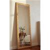 MO.WA Specchio da Parete Cornice Classica Legno Oro Antico cm. 55x145. da Appendere Verticale/Orizzontale o appoggio. Ingresso corridoio Camera da Letto Bagno Soggiorno .Made in Italy.
