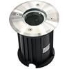 VR VETRINEINRETE Vetrineinrete® Faretto ad incasso tondo segnapassi luce gu10 calpestabile da pavimento terra per esterno giardino e vialetti segnapasso impermeabile IP65 ES13