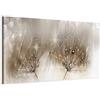 murando Quadro Soffione Fiori 135x45 cm 1 Pezzo - Stampa su Tela Strutturata XXL Grande - Quadri Moderni Soggiorno Grandi - Stampe da Parete Murale Arte Moderno Pittura - Design Fiori b-C-0201-b-b