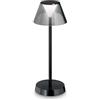 Ideal Lux LOLITA TL Nero, Lampada da Tavolo, Ideal Lux